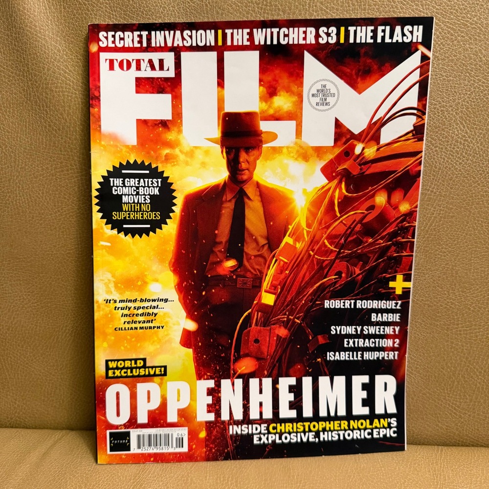 Total Film Magazine Issue 338 June 2023 Oppenheimer Cillian Murphy Cover Nolan